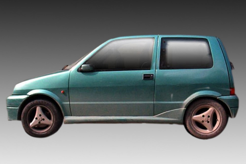 Jupes latérales convient à Fiat Cinquecento 1991-1998 3 portes bicorps ABS
