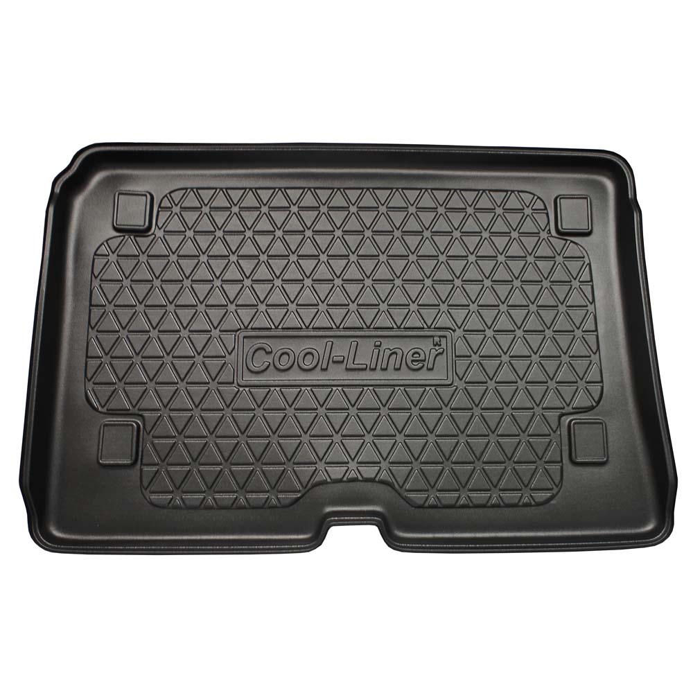 Kofferbakmat geschikt voor Fiat Qubo 2007-heden Cool Liner anti-slip PE/TPE rubber