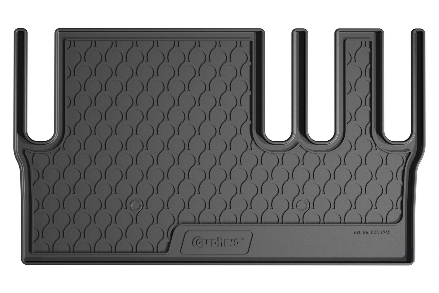 Boot mat suitable for Fiat Scudo III 2021-present anti slip Rubbasol rubber