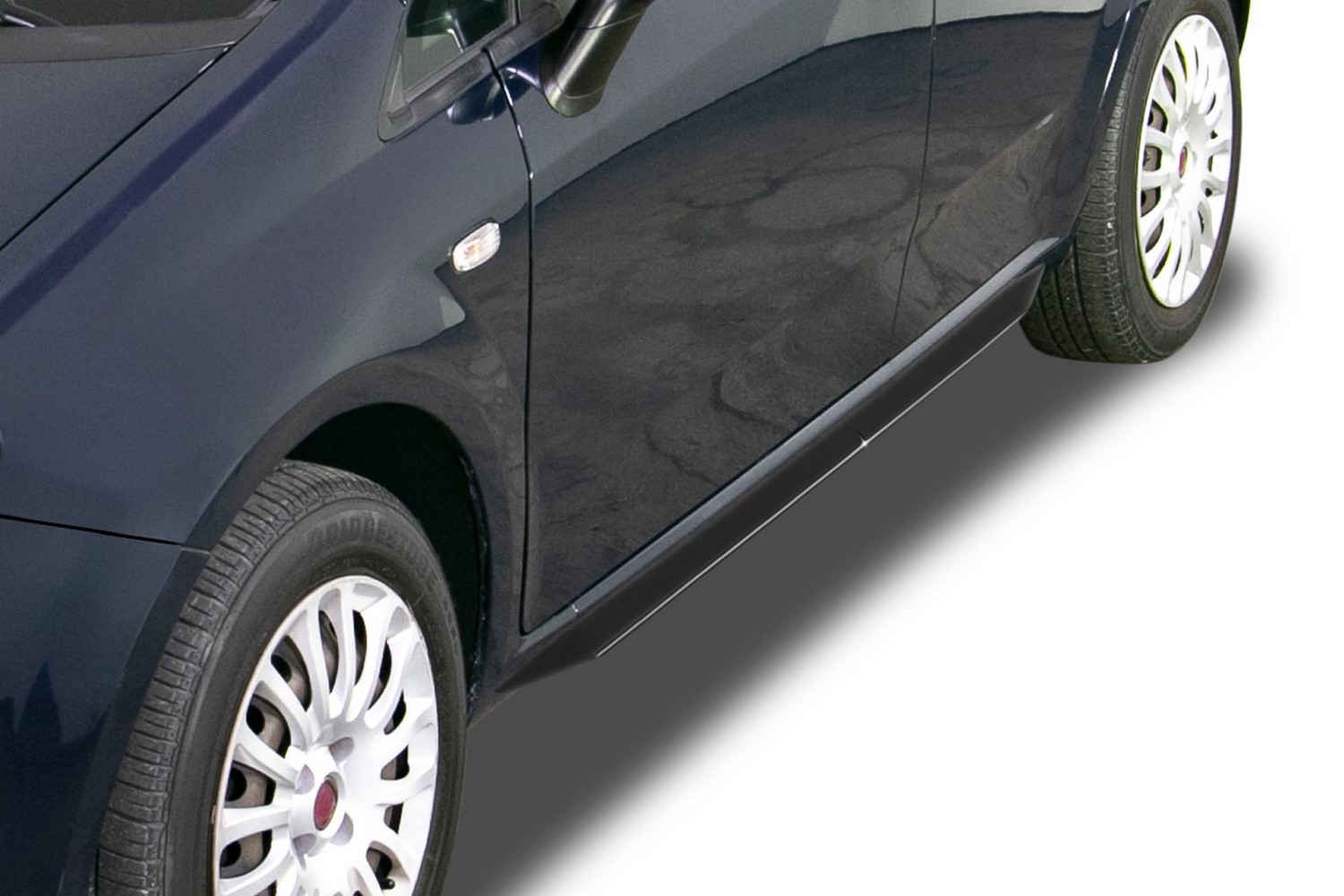 Sideskirts geschikt voor Fiat Grande Punto - Punto Evo 2005-2018 3 &#38; 5-deurs hatchback &#34;Slim&#34; ABS