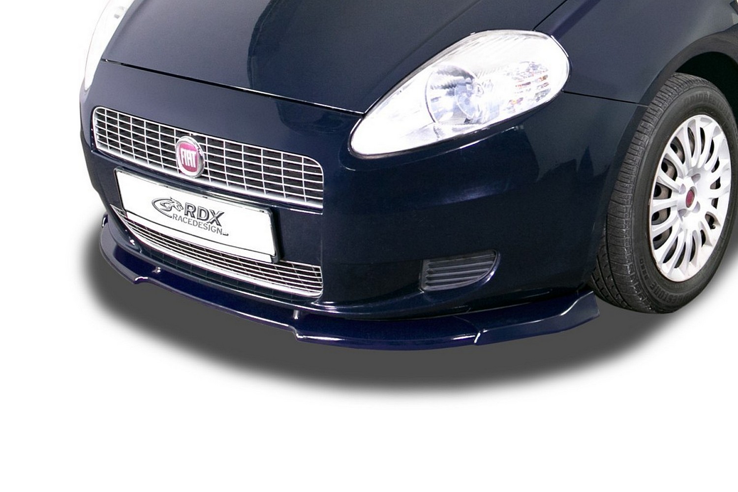 Front spoiler suitable for Fiat Grande Punto 2005-2009 3 & 5-door hatchback Vario-X PU