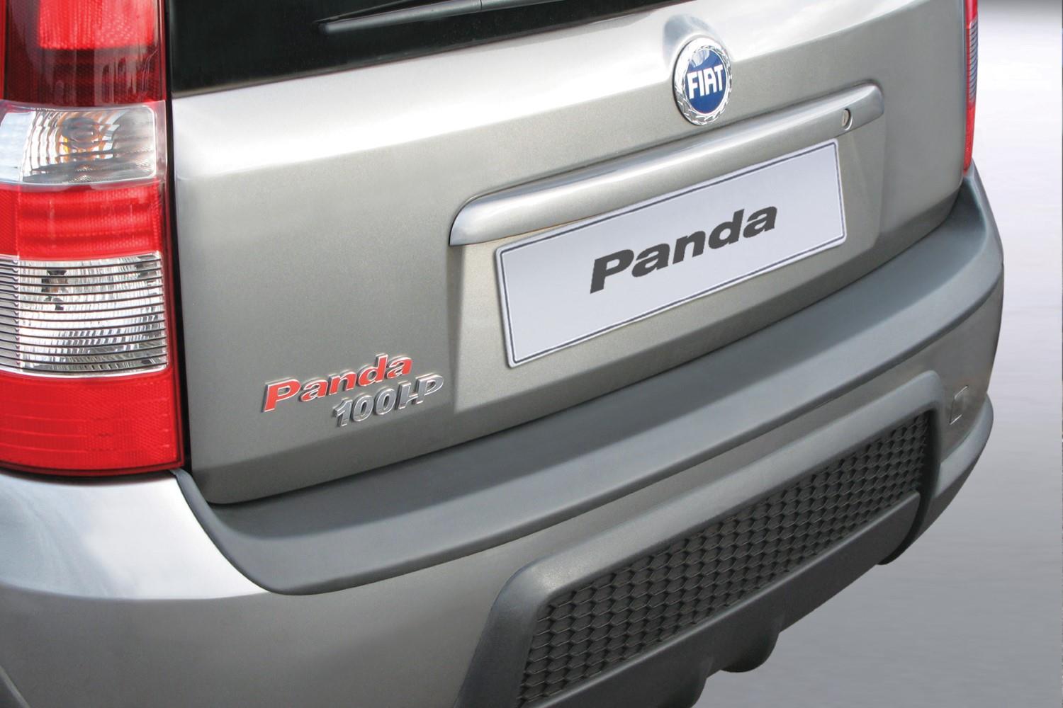 Bumperbeschermer Fiat Panda II 2003-2012 5-deurs hatchback ABS - matzwart