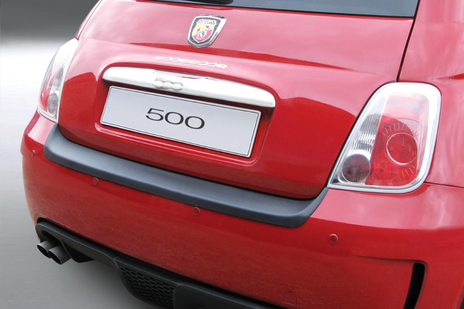 Bumperbeschermer geschikt voor Fiat 500 Abarth 2008-2015 3-deurs hatchback ABS - matzwart