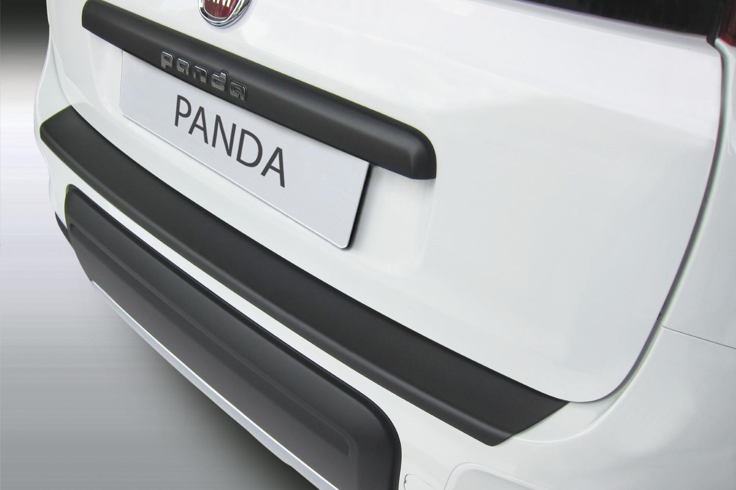 Bumperbeschermer Fiat Panda III 2012-heden 5-deurs hatchback ABS - matzwart