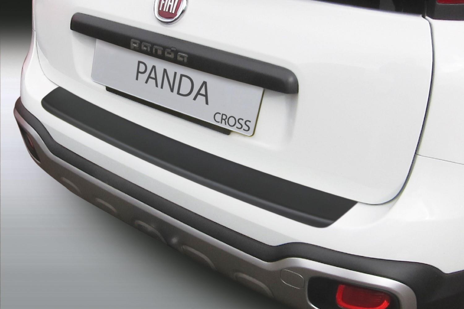 Bumperbeschermer Fiat Panda III Cross 2014-heden 5-deurs hatchback ABS - matzwart