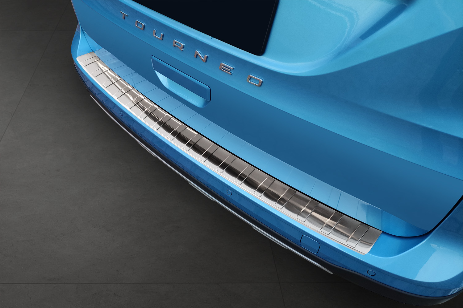 Ladekantenschutz Ford Tourneo Connect III 2022-heute Edelstahl gebürstet anthrazit