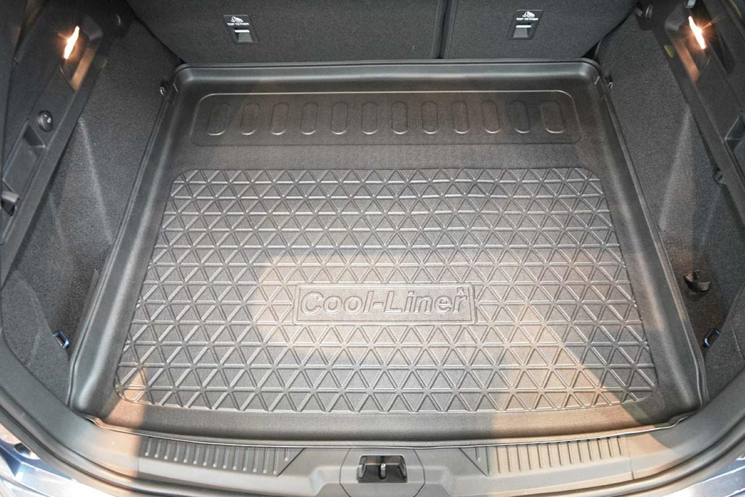 Doublure de Tapis de Coffre de Voiture à Couverture complète en Cuir PU pour  Ford Focus III Sedan 2014-2018, Doublure de Coffre de Voiture  Anti-poussière imperméables,E : : Auto et Moto