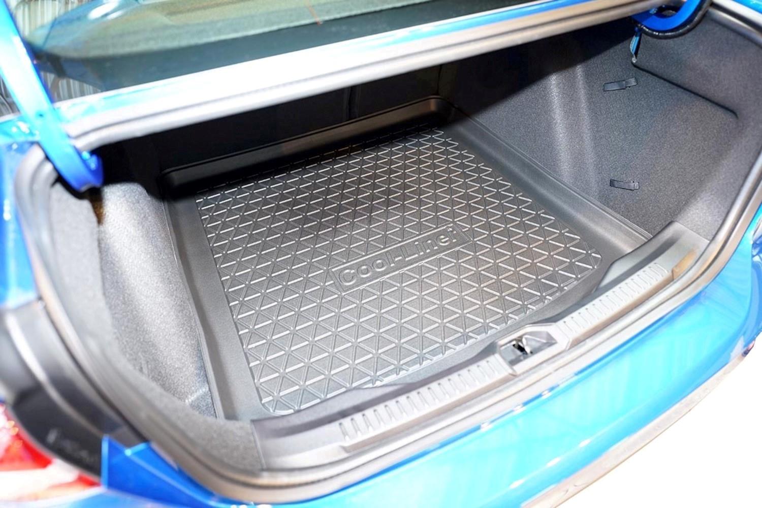Boot mat suitable for Ford Focus IV 2018-present 4-door saloon Cool Liner anti slip PE/TPE rubber