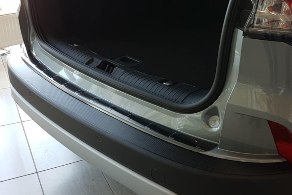 Ladekantenschutz passend für Ford Kuga II 2012-2019 Edelstahl gebürstet anthrazit