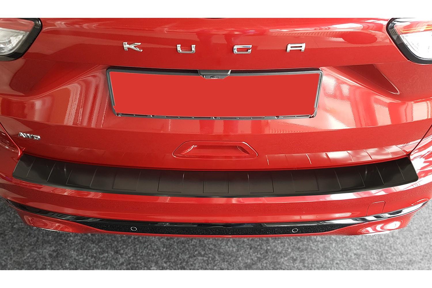 Protection de seuil de coffre Ford Kuga III 2019-présent acier inox brossé anthracite