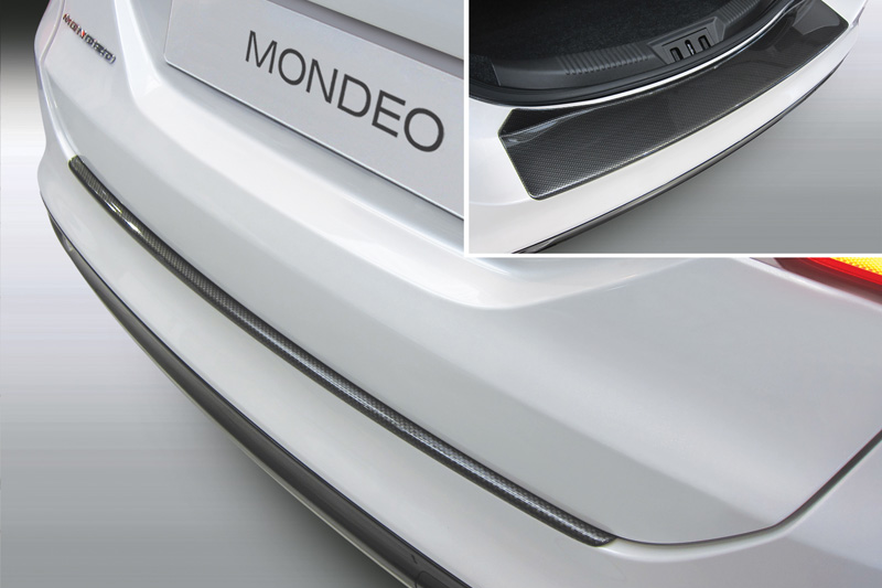 Ladekantenschutz passend für Ford Mondeo V 2014-2022 5-Türer Schrägheck ABS - Mattschwarz