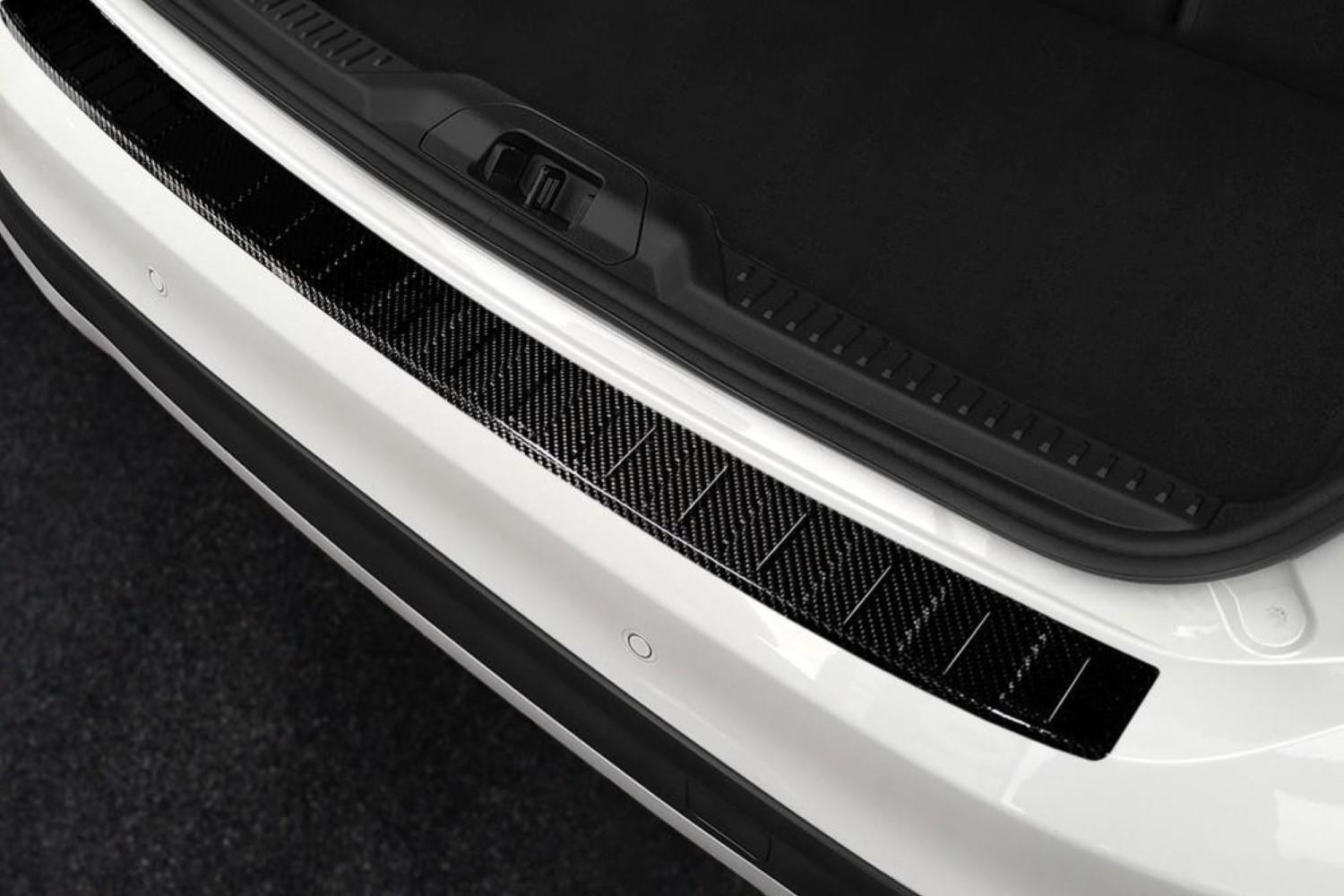Rear bumper protector suitable for Ford Focus IV 2018-present 5-door hatchback carbon