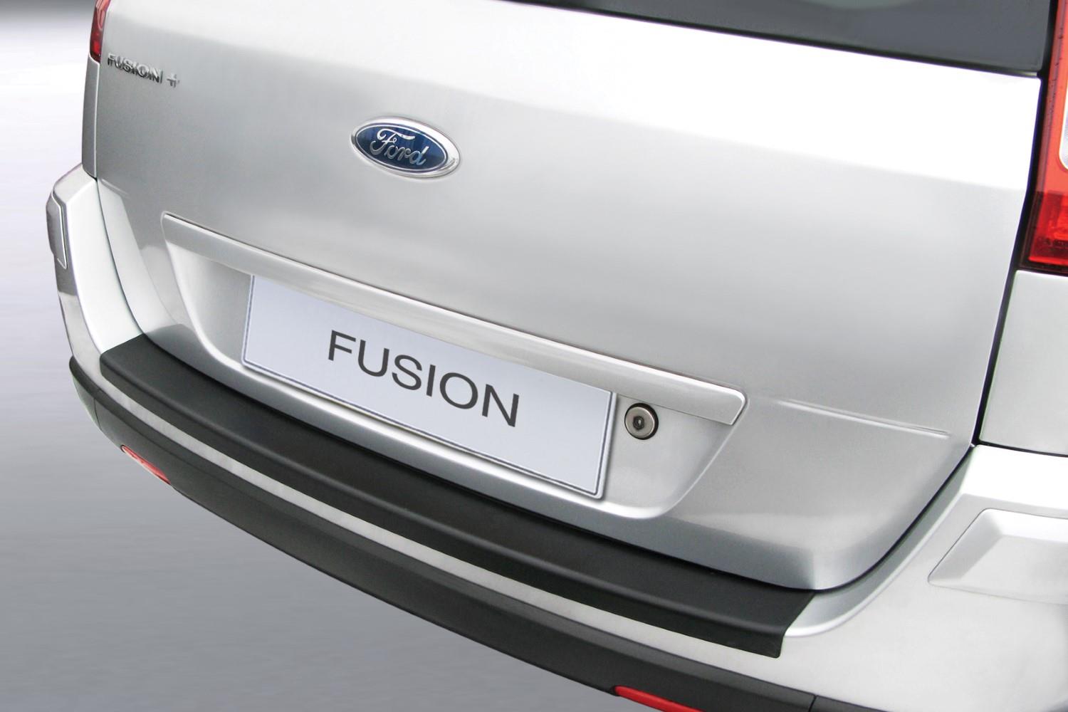 Bumperbeschermer Ford Fusion 2002-2012 5-deurs hatchback ABS - matzwart