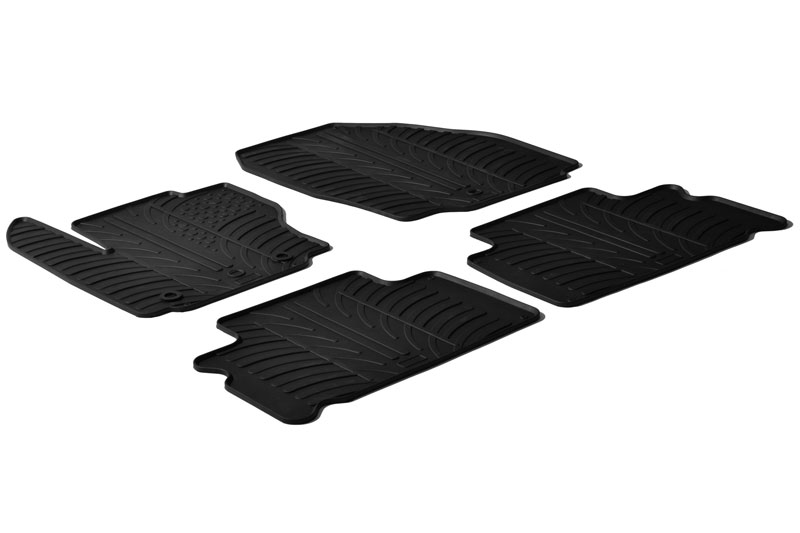 Fußmatten passend für Ford Galaxy II 2006-2010 Rubbasol Gummi