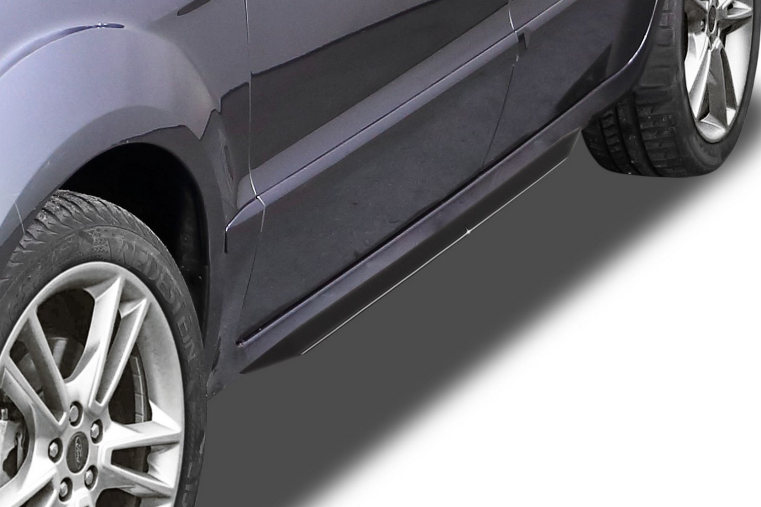 Side skirts suitable for Ford Galaxy II 2006-2015 &#34;Slim&#34; ABS