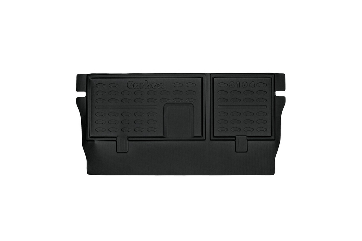 Protecteur de dossier de siège arrière convient à Ford Mondeo V 2014-présent break Carbox Form2Flex PE caoutchouc PE