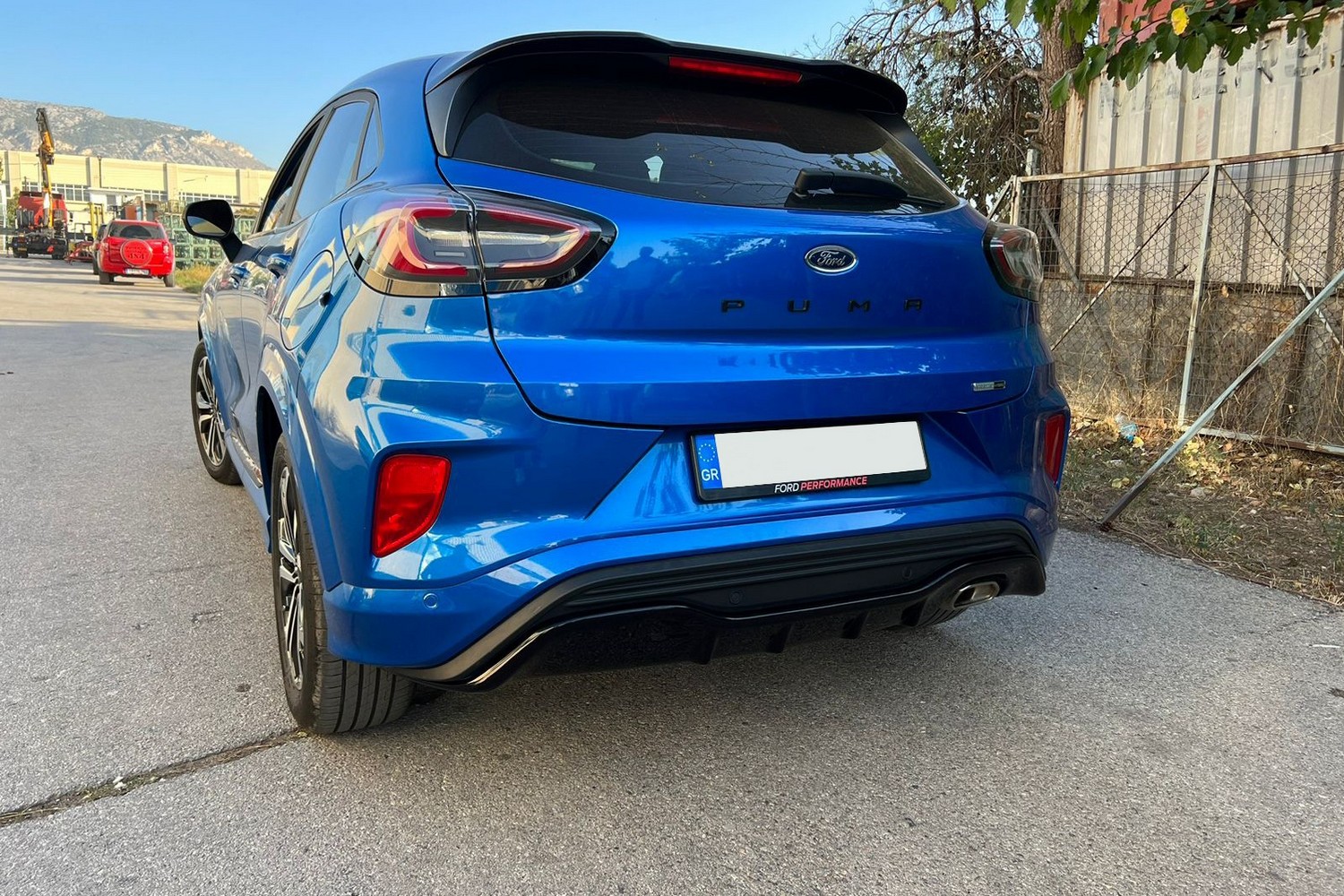 Rear diffuser suitable for Ford Puma 2019-present ABS