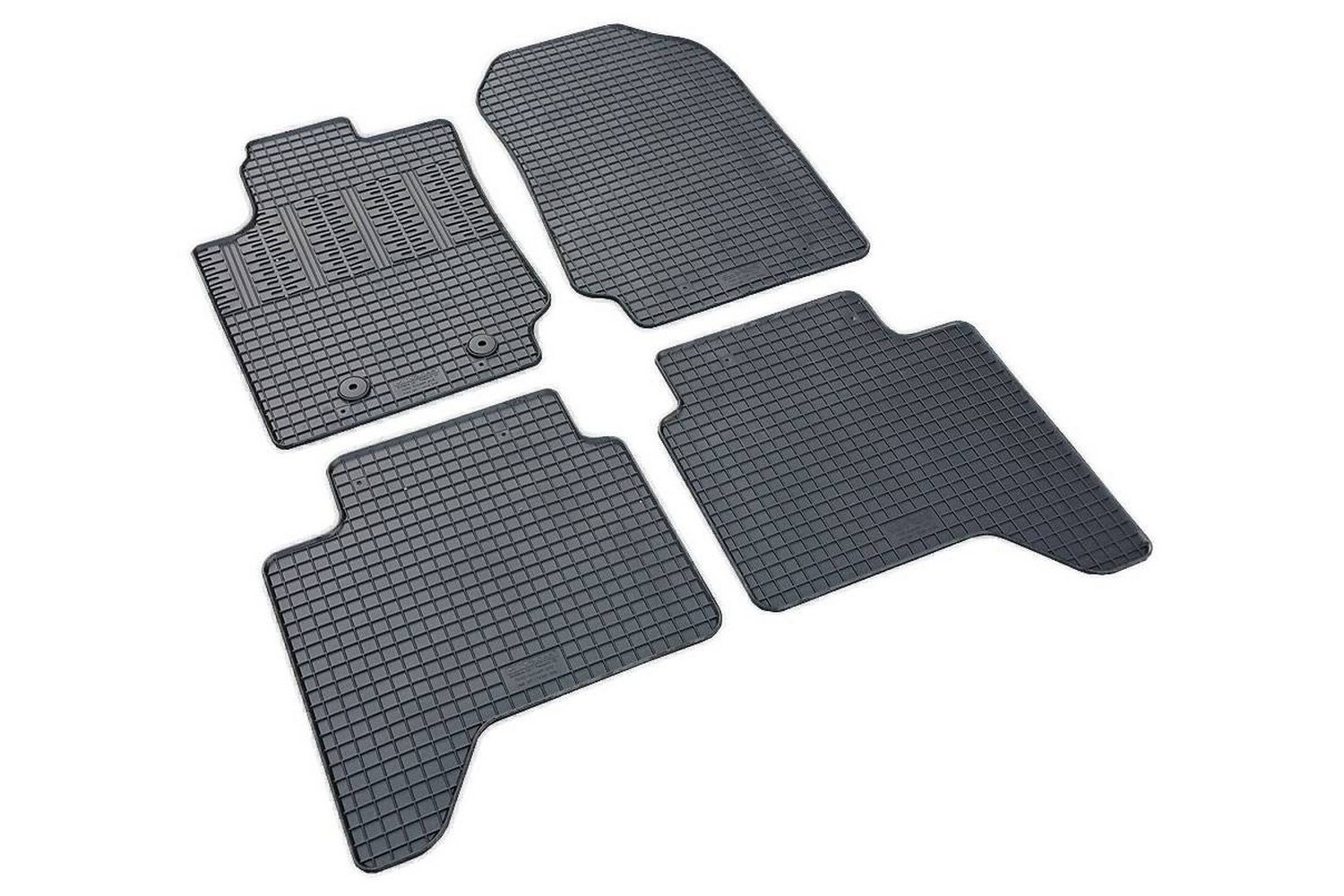 Car mats suitable for Ford Ranger III 2012-2022 rubber