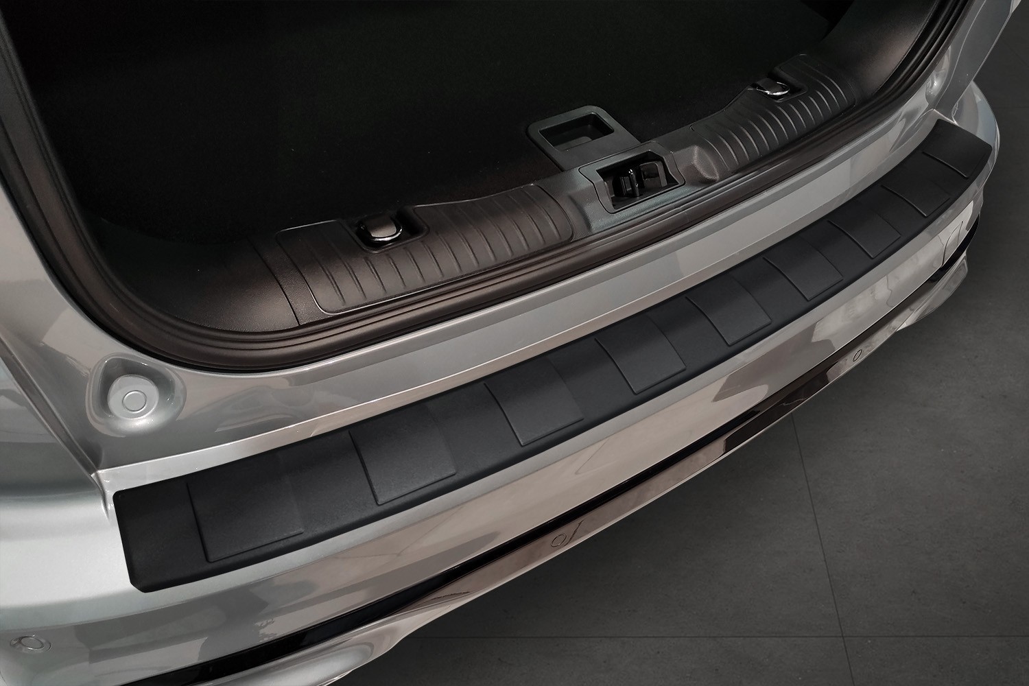 Bumperbeschermer geschikt voor Ford Kuga III 2019-heden RVS mat zwart