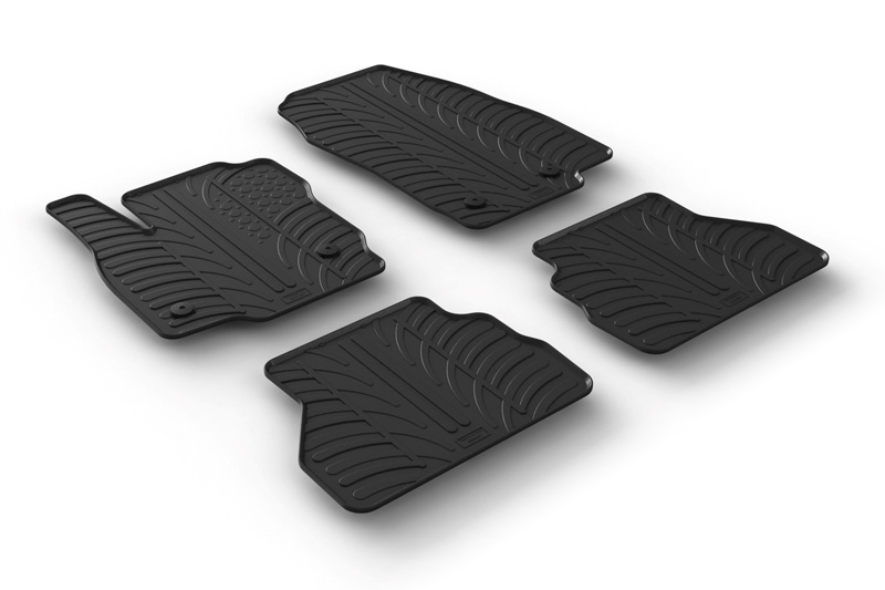 Car mats suitable for Ford B-Max 2015-2017 Rubbasol rubber