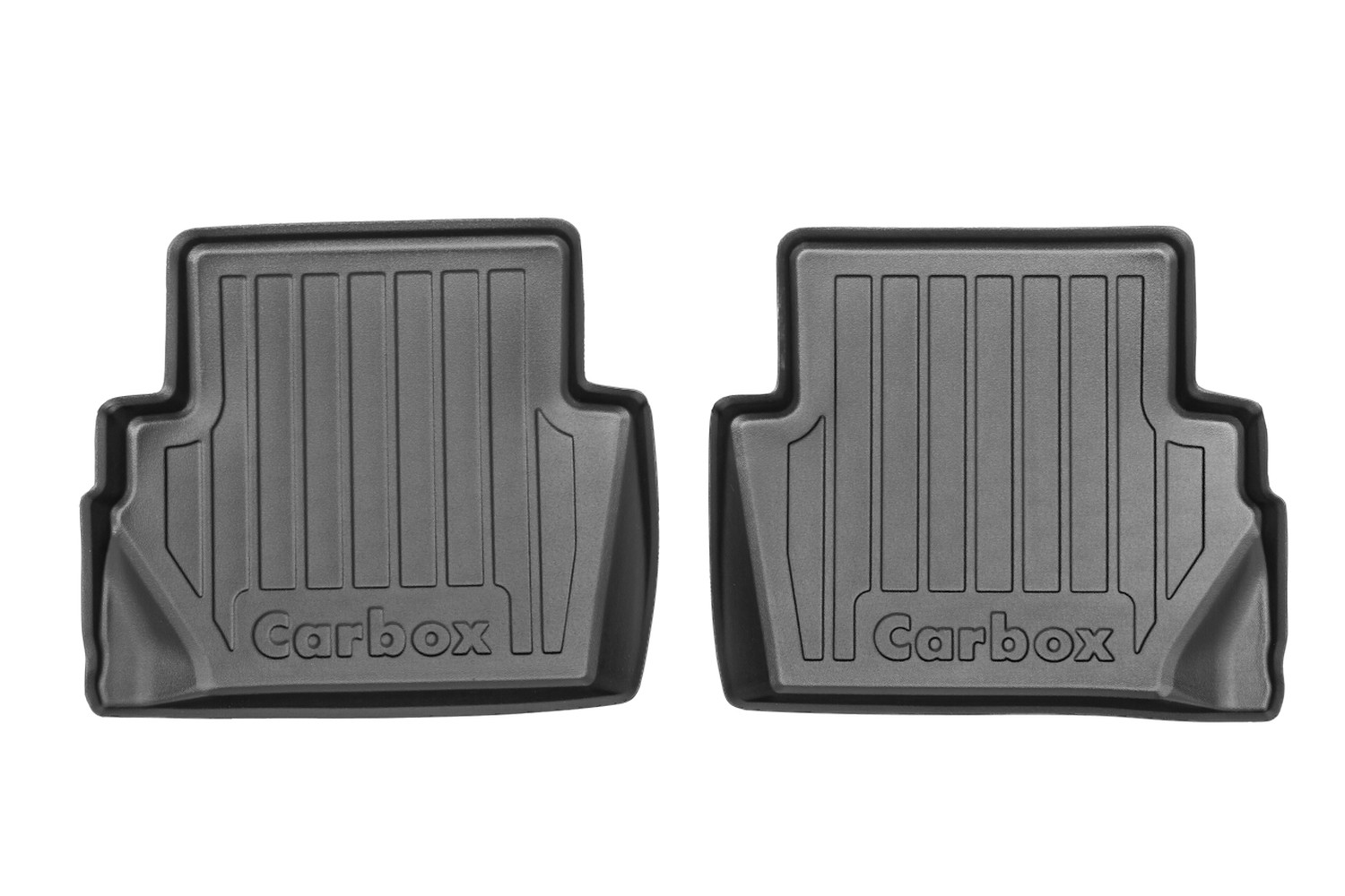 Automatten geschikt voor Ford Fiesta VII 2017-heden 5-deurs hatchback Carbox Floor PE rubber - set achter