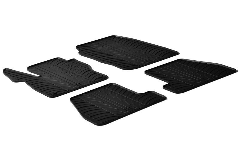 Fußmatten passend für Ford Focus III 2010-2014 Rubbasol Gummi