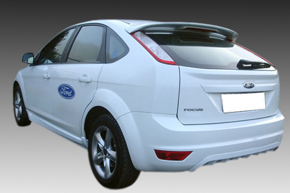 Rear diffuser suitable for Ford Focus II 2004-2010 3 & 5-door hatchback ABS