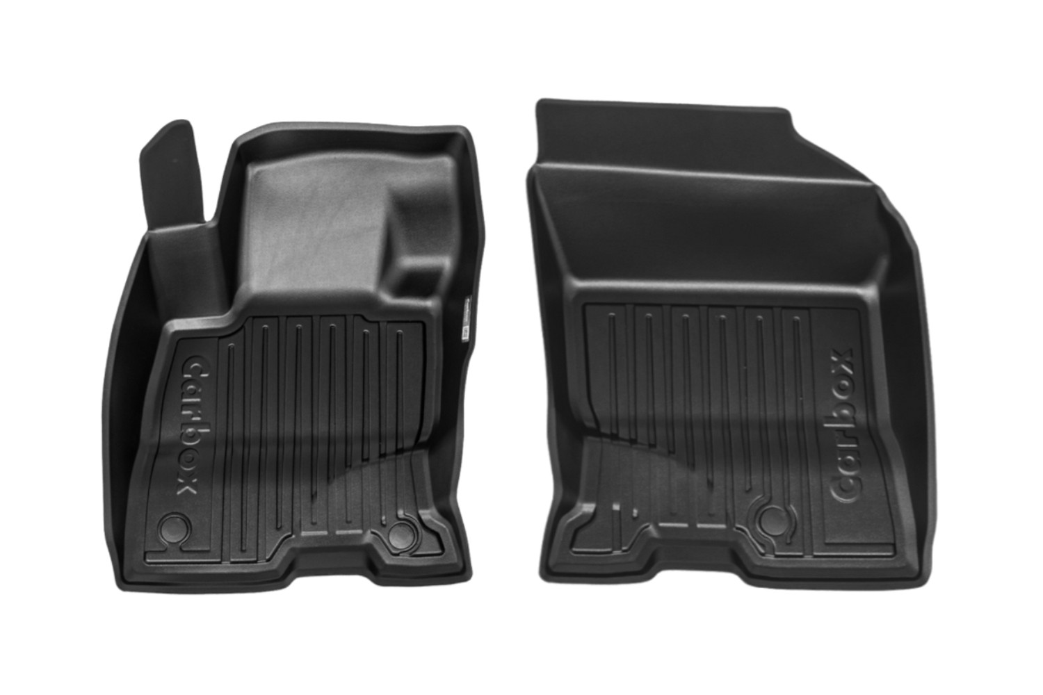 Fußmatten passend für Ford Kuga III 2019-heute Carbox Floor Highline PE Gummi - Set vorne