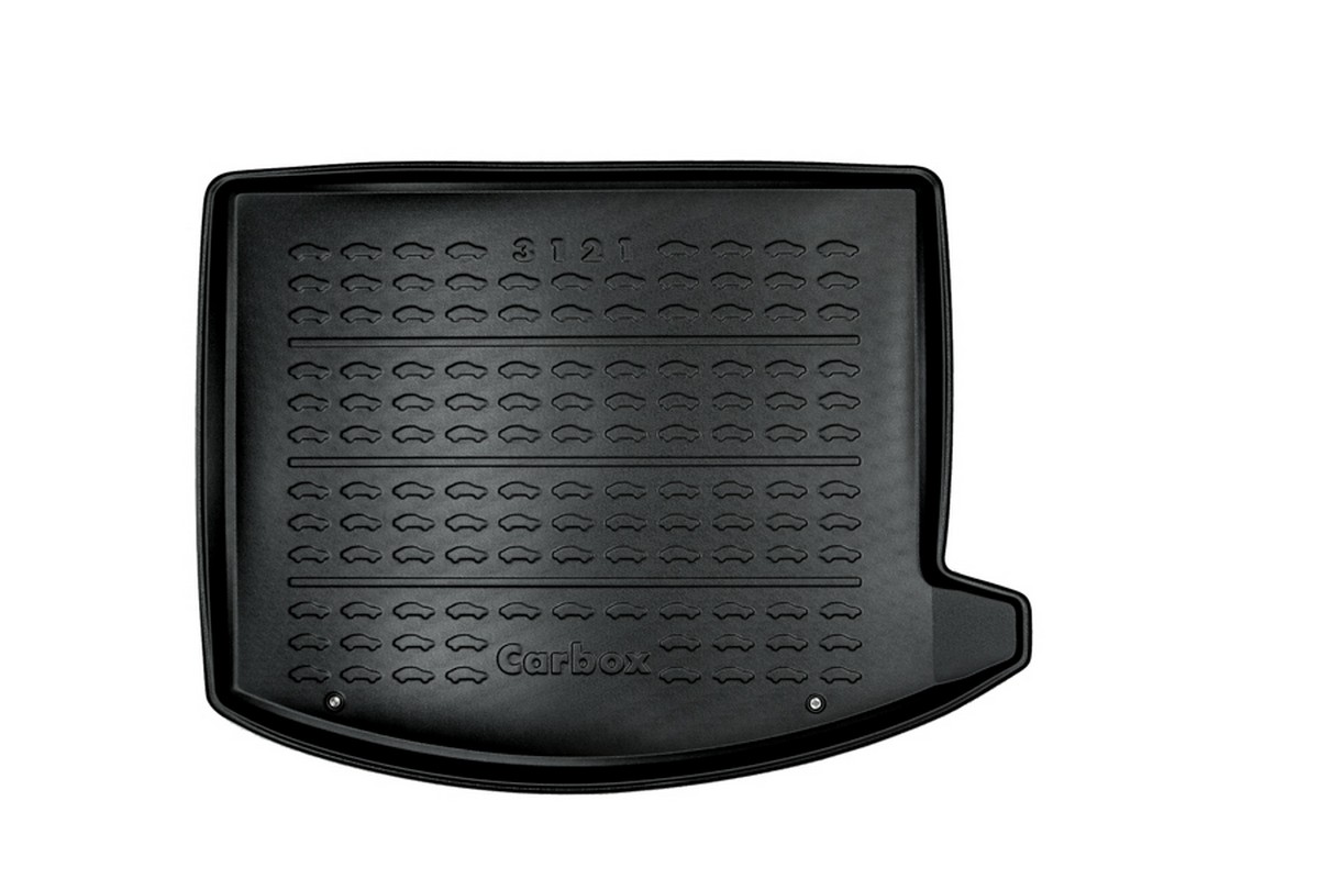 Tapis de coffre Ford Kuga II 2012-2019 Carbox Form PE caoutchouc - noir