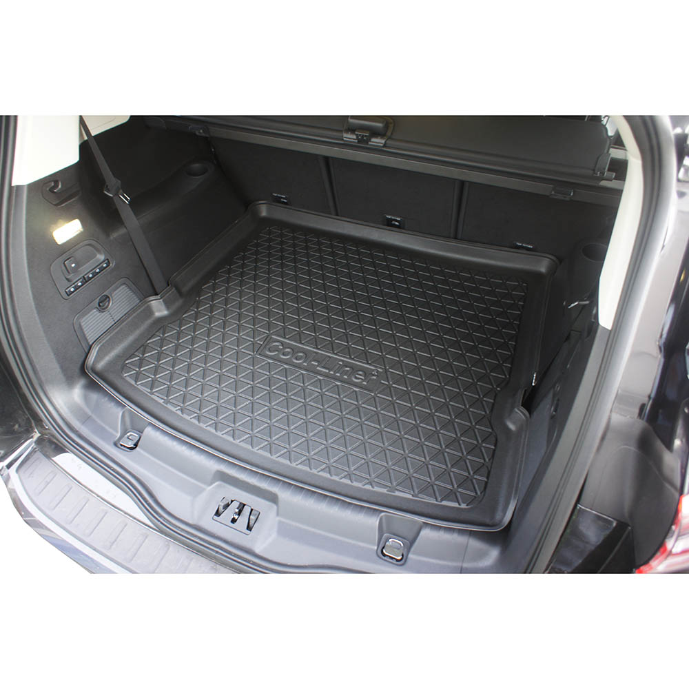 Kofferbakmat geschikt voor Ford S-Max II 2015-2023 Cool Liner anti-slip PE/TPE rubber
