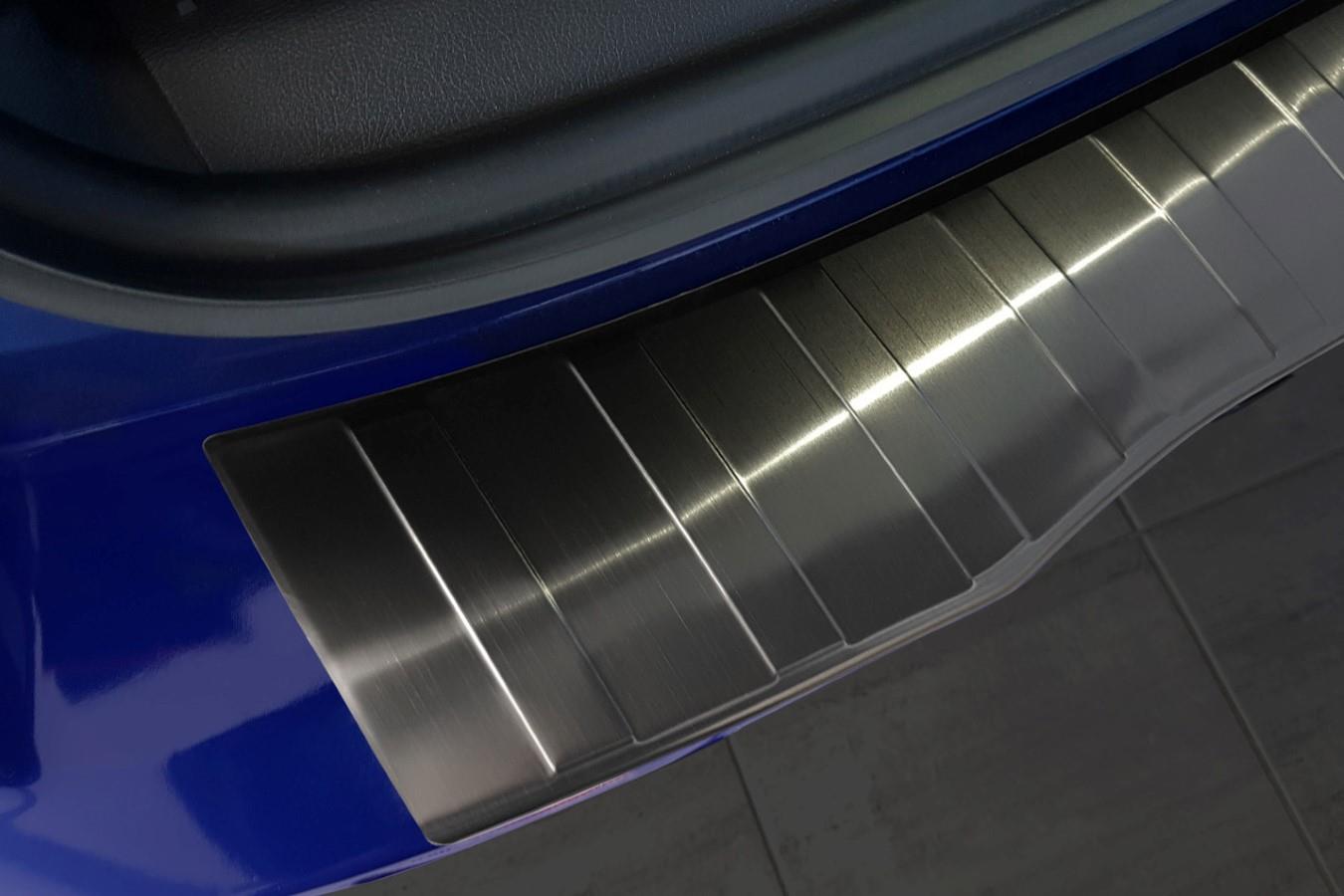 Bumperbeschermer geschikt voor Ford Transit & Tourneo Courier 2013-2023 RVS geborsteld antraciet
