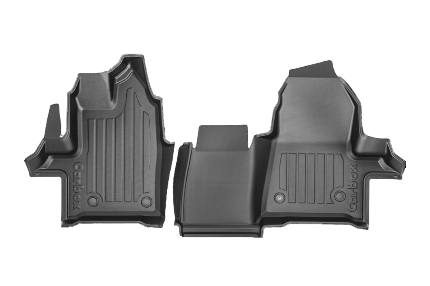 Car mats suitable for Ford Transit IV 2014-present Carbox Floor Highline PE rubber - front set