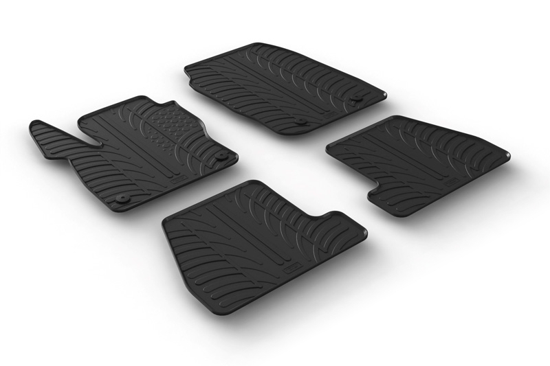 Fußmatten passend für Ford Focus III 2014-2018 Rubbasol Gummi