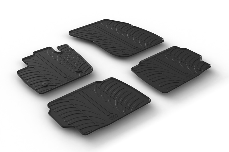 Fußmatten passend für Ford Mondeo V 2014-heute 4 & 5-Türer Rubbasol Gummi