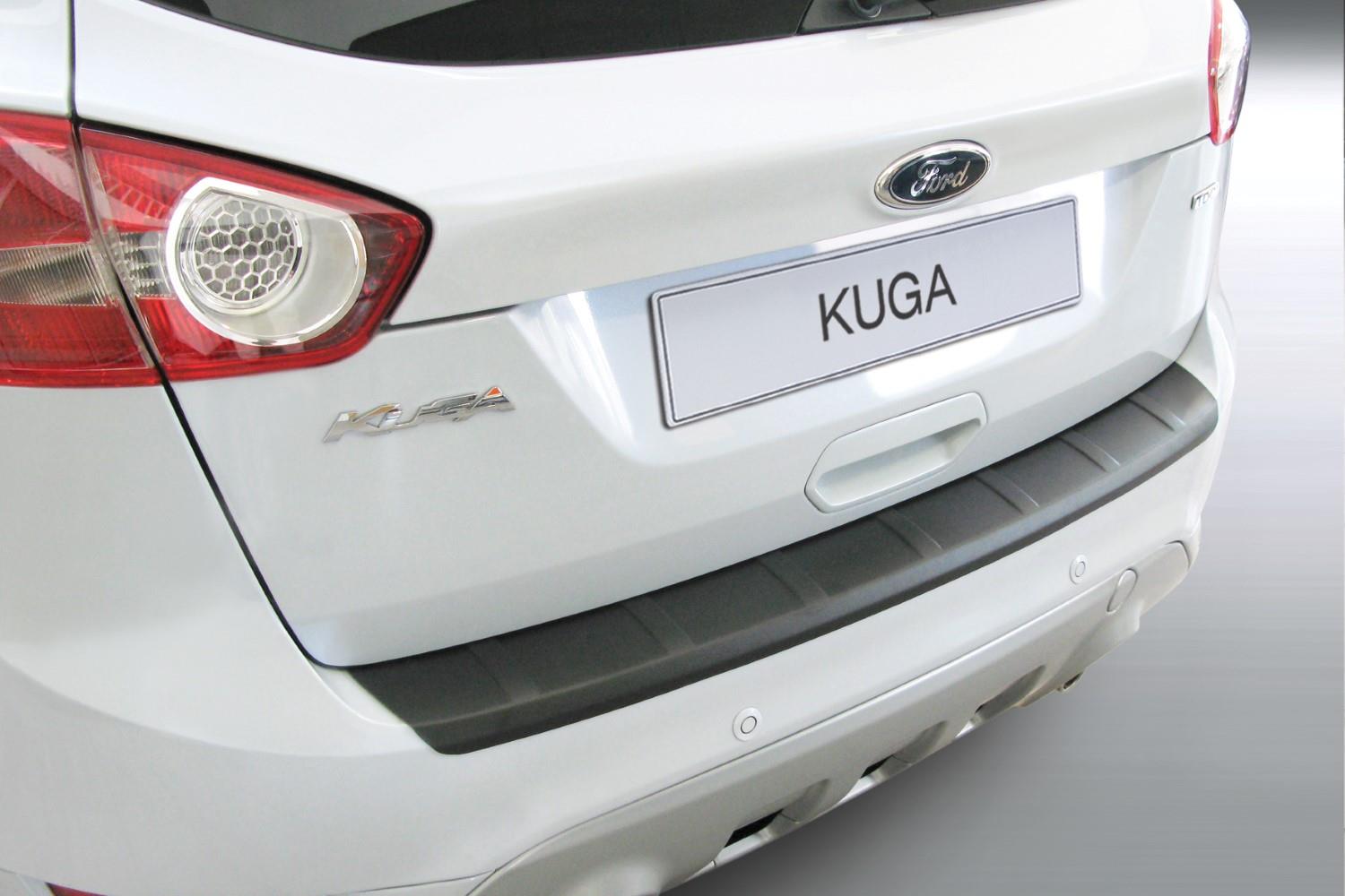 Rear bumper protector suitable for Ford Kuga I 2008-2012 ABS - matt black