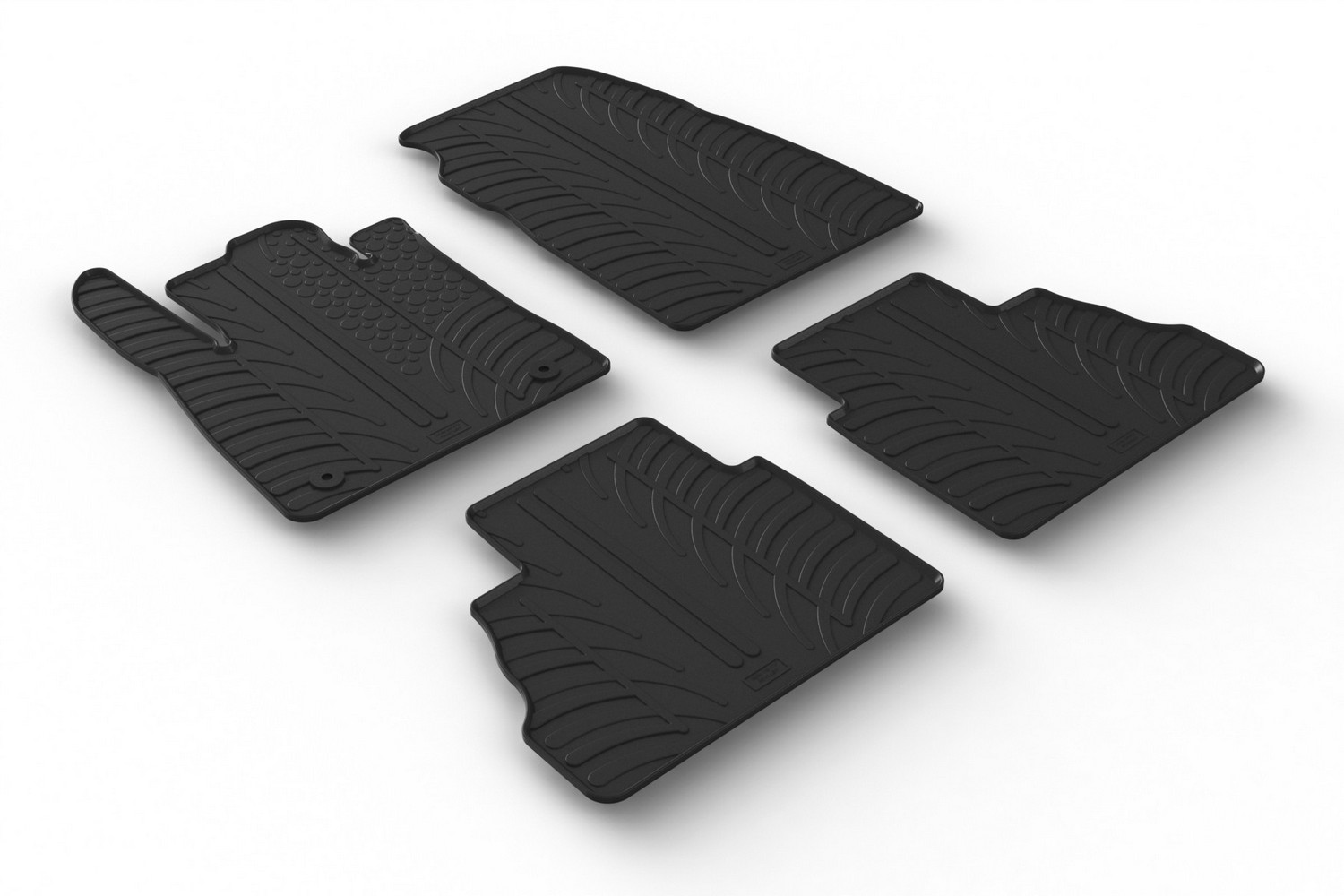 Car mats suitable for Ford Tourneo Courier II 2023-present Rubbasol rubber