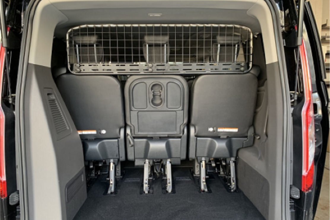 Hondenrek geschikt voor Ford Tourneo Custom 2012-2022 Kleinmetall Masterline