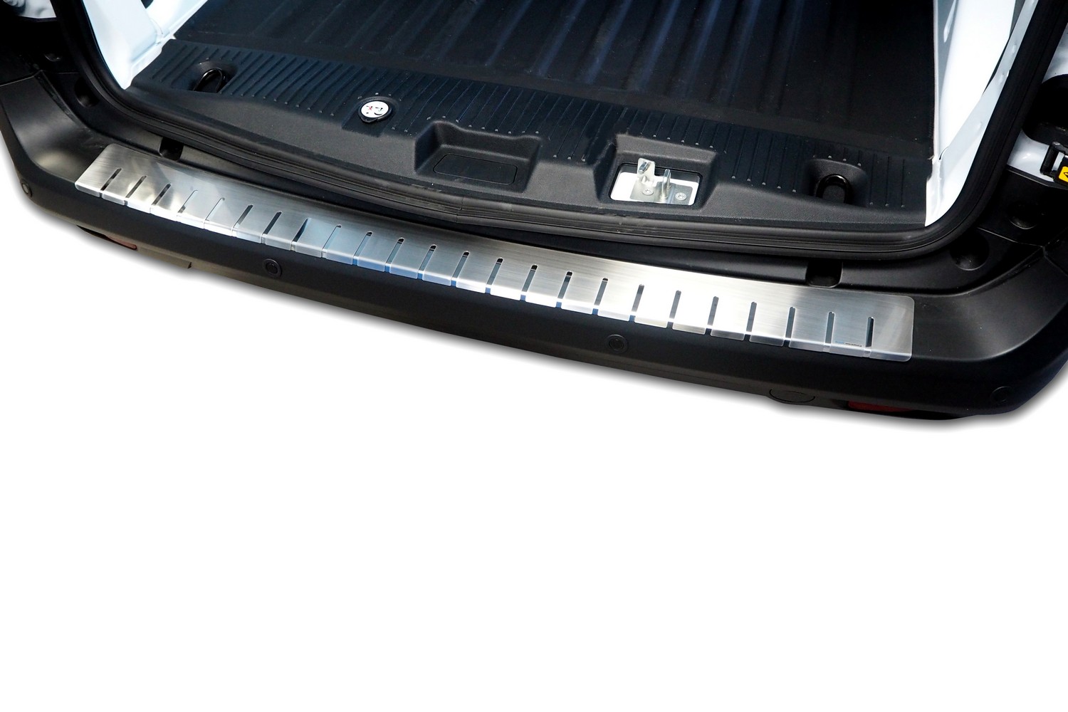 Protection de seuil de coffre convient à Ford Transit & Tourneo Courier II 2023-présent acier inox brossé