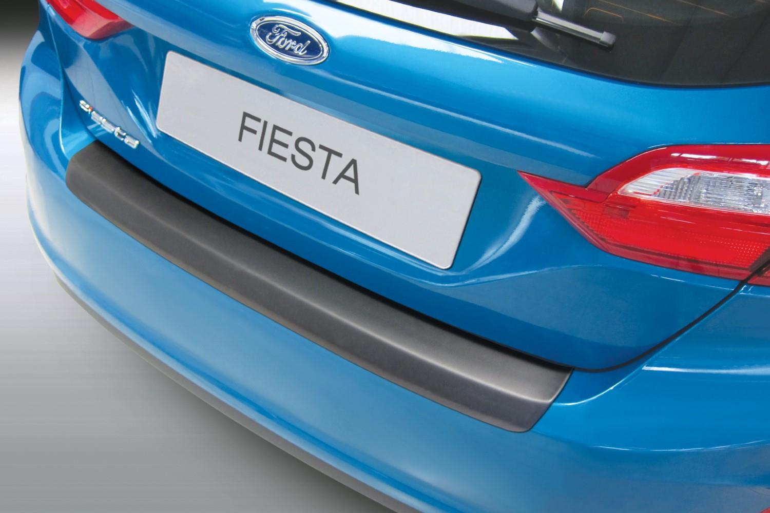 Protection de seuil de coffre Ford Fiesta VII 2017-présent 5 portes bicorps ABS - noir mat