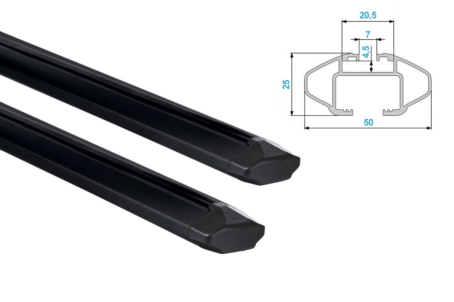 Green Valley Edge roof bars set alu black - Dachträger / Relingträger Satz Alu Schwarz - dakdragers alu zwart - jeu de barres de toit aluminium noir (4) Green Valley Edge roof bars set alu black - Dachträger / Relingträger Satz Alu Schwarz - dakdragers alu zwart - jeu de barres de toit aluminium noir (4)