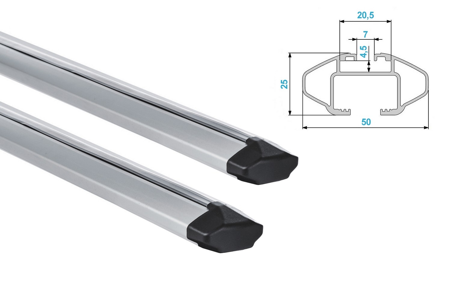 Green Valley Edge roof bars set alu silver - Dachträger / Relingträger Satz Alu Silber - dakdragers alu zilver - jeu de barres de toit aluminium argent (4) Green Valley Edge roof bars set alu silver - Dachträger / Relingträger Satz Alu Silber - dakdragers alu zilver - jeu de barres de toit aluminium argent (4)