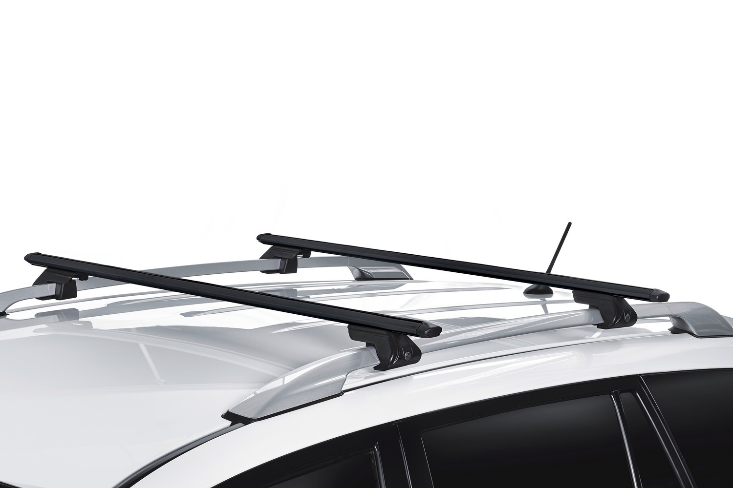 Roof bars suitable for Mercedes-Benz ML - M-Class (W163) 1997-2005 Green Valley Trax black Roof bars suitable for Mercedes-Benz ML - M-Class (W163) 1997-2005 Green Valley Trax black
