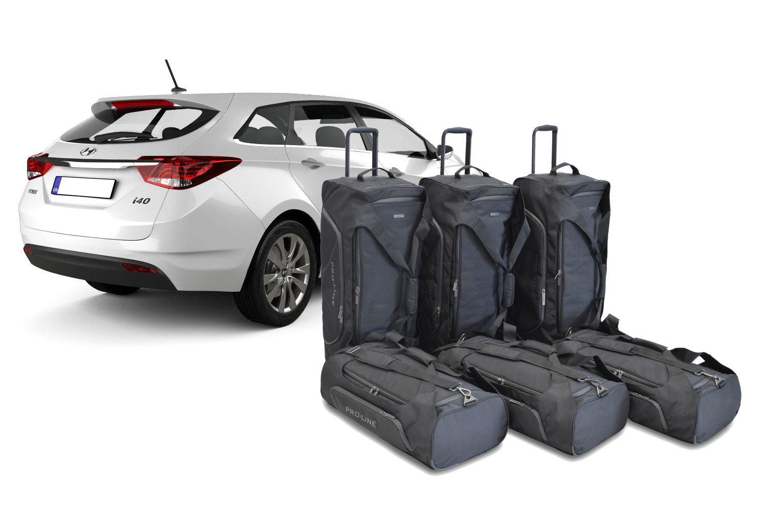 Travel bag set suitable for Hyundai i40 CW 2011-present wagon Pro.Line