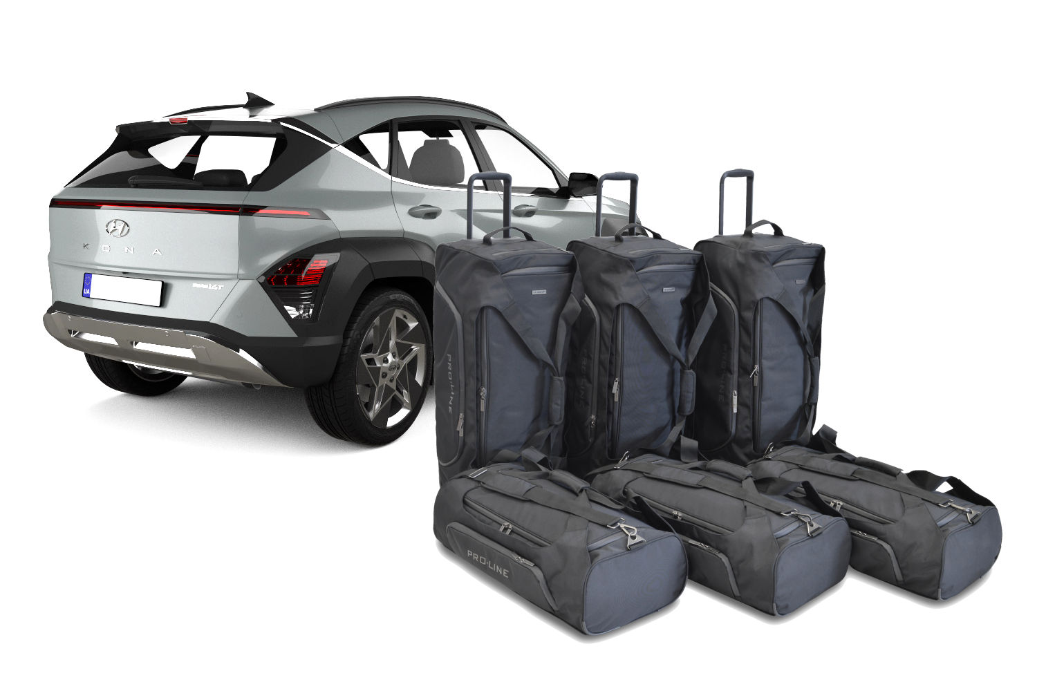 Travel bag set suitable for Hyundai Kona (SX2) 2023-present Pro.Line