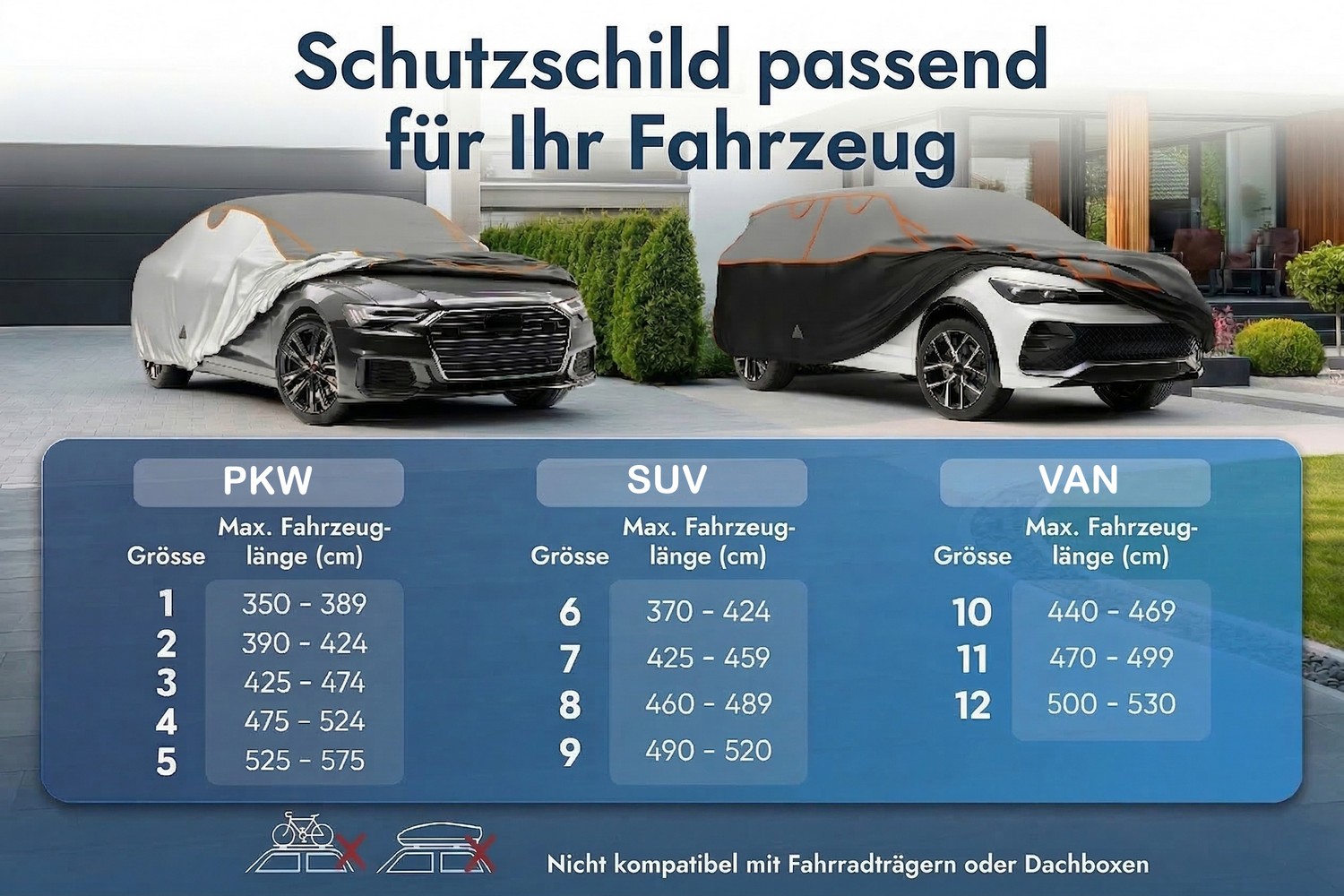Hagelschutzabdeckung Perma Protect PKW grau / silber (7)