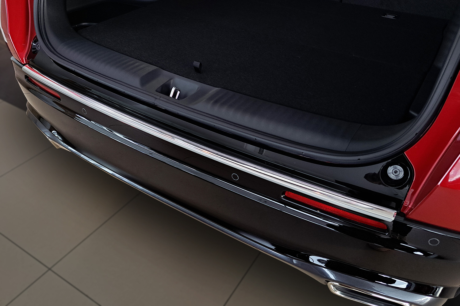 Protection de seuil de coffre convient à Honda ZR-V (RZ) 2023-présent acier inox brossé