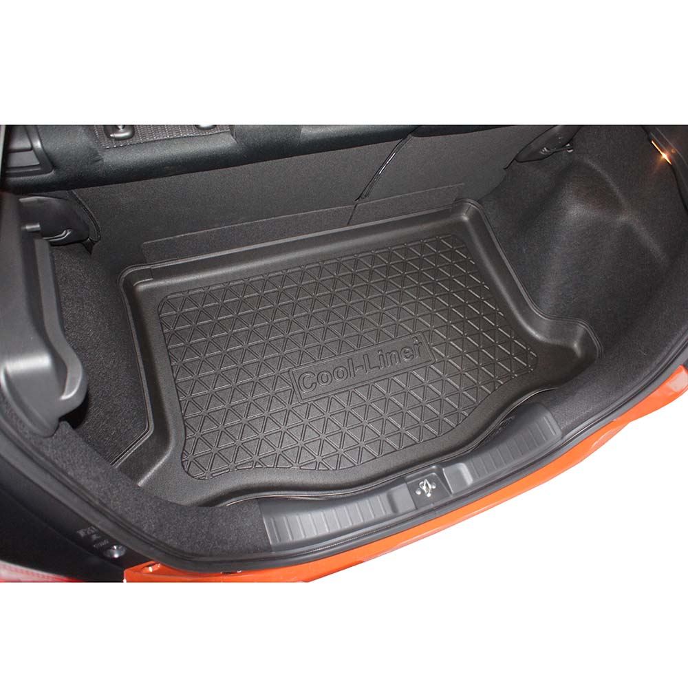Boot mat suitable for Honda Jazz III 2015-present 5-door hatchback Cool Liner anti slip PE/TPE rubber
