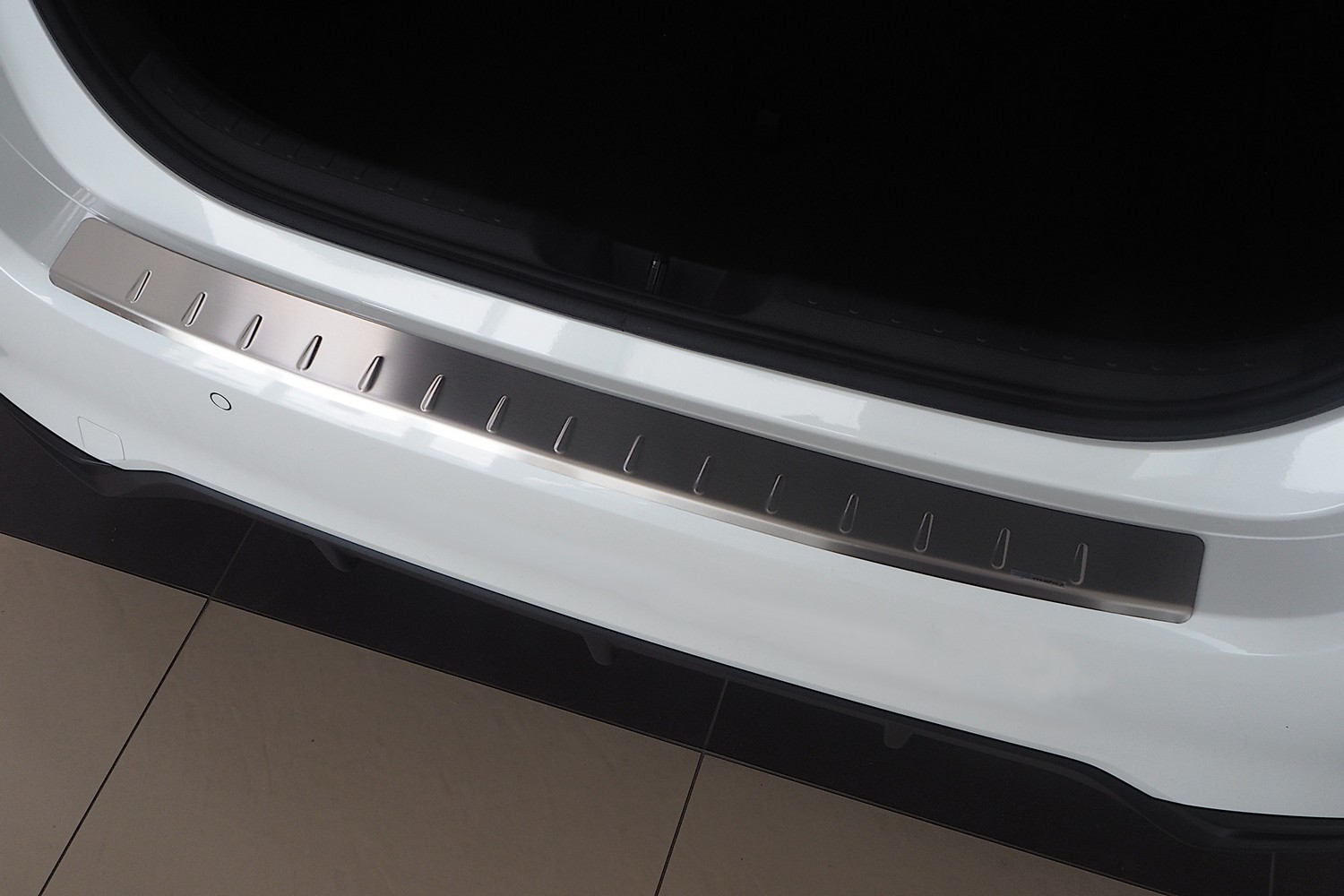 Bumperbeschermer geschikt voor Honda Civic XI 2021-heden 5-deurs hatchback RVS geborsteld