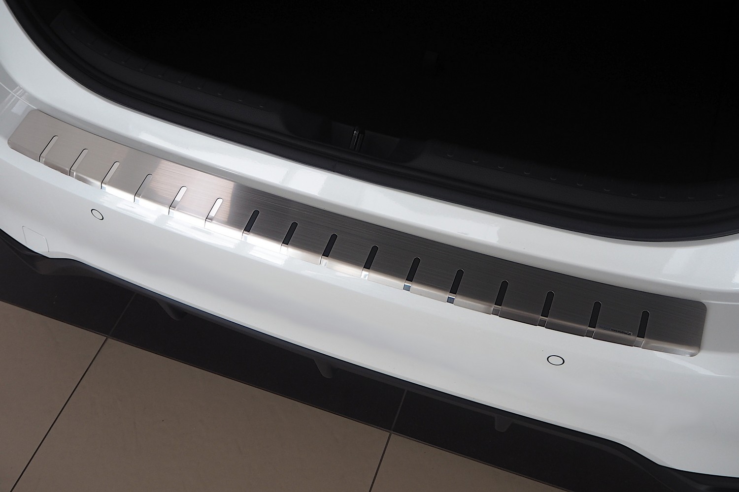 Bumperbeschermer Honda Civic XI 2021-heden 5-deurs hatchback RVS geborsteld