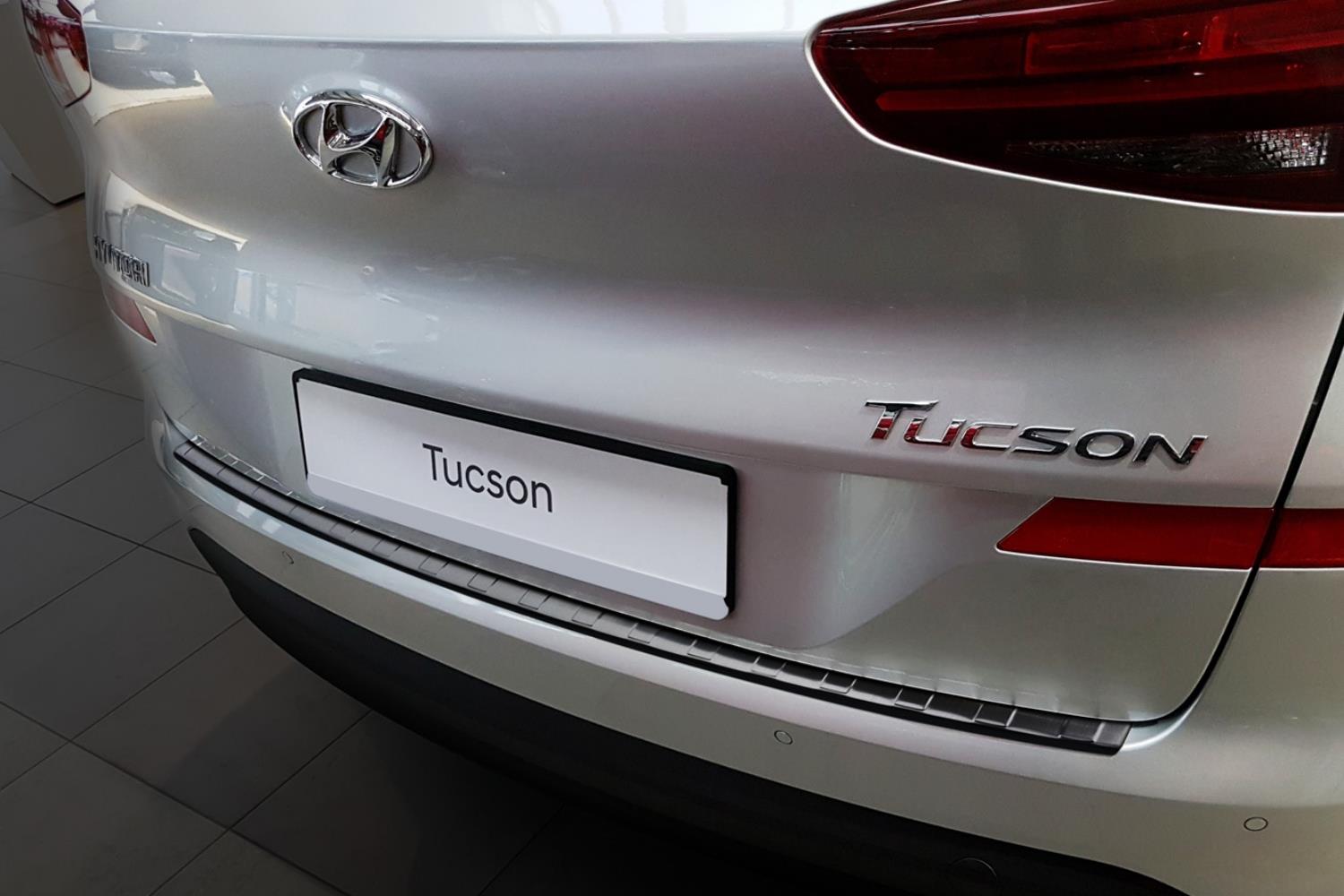 Ladekantenschutz Hyundai Tucson (TL) anthrazit | Edelstahl CPE